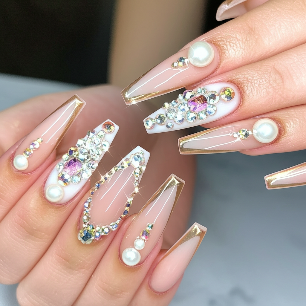 Luxury 3D Nail Design